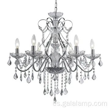 Elegante candelabro de cristal LED europeo &#39;